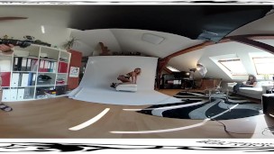 Claudia Mac 02 – Backstage before masturbation video 3DVR 360 UP-DOWN