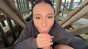Did They Notice?! Public Park Sex Was Almost Caught